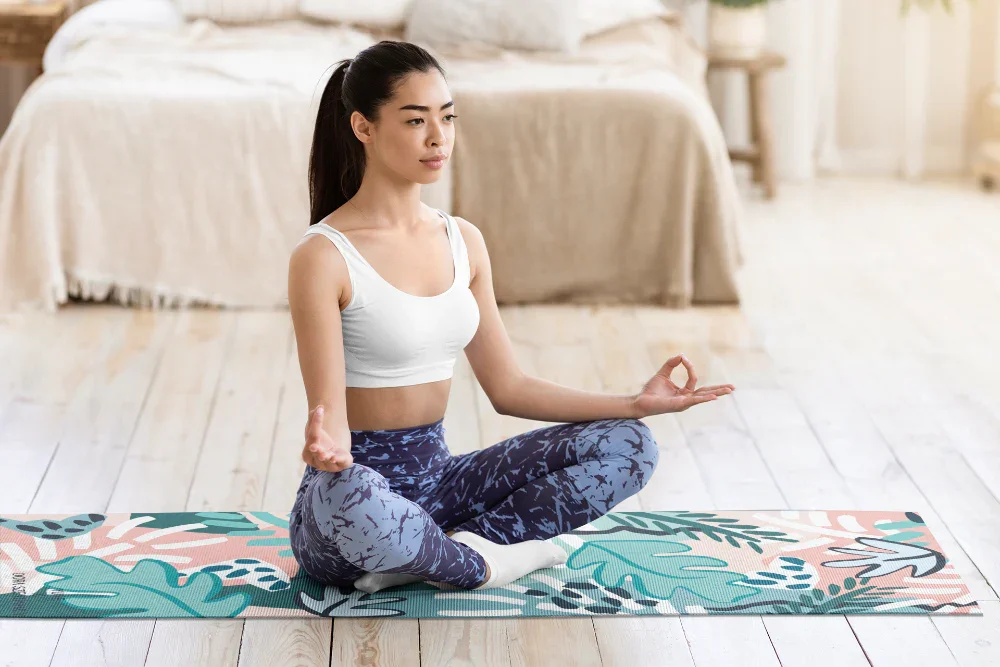 Dora Jungle Yoga Mat – 6mm Non-slip, Eco-friendly & Artist-designed | Yune Yoga
