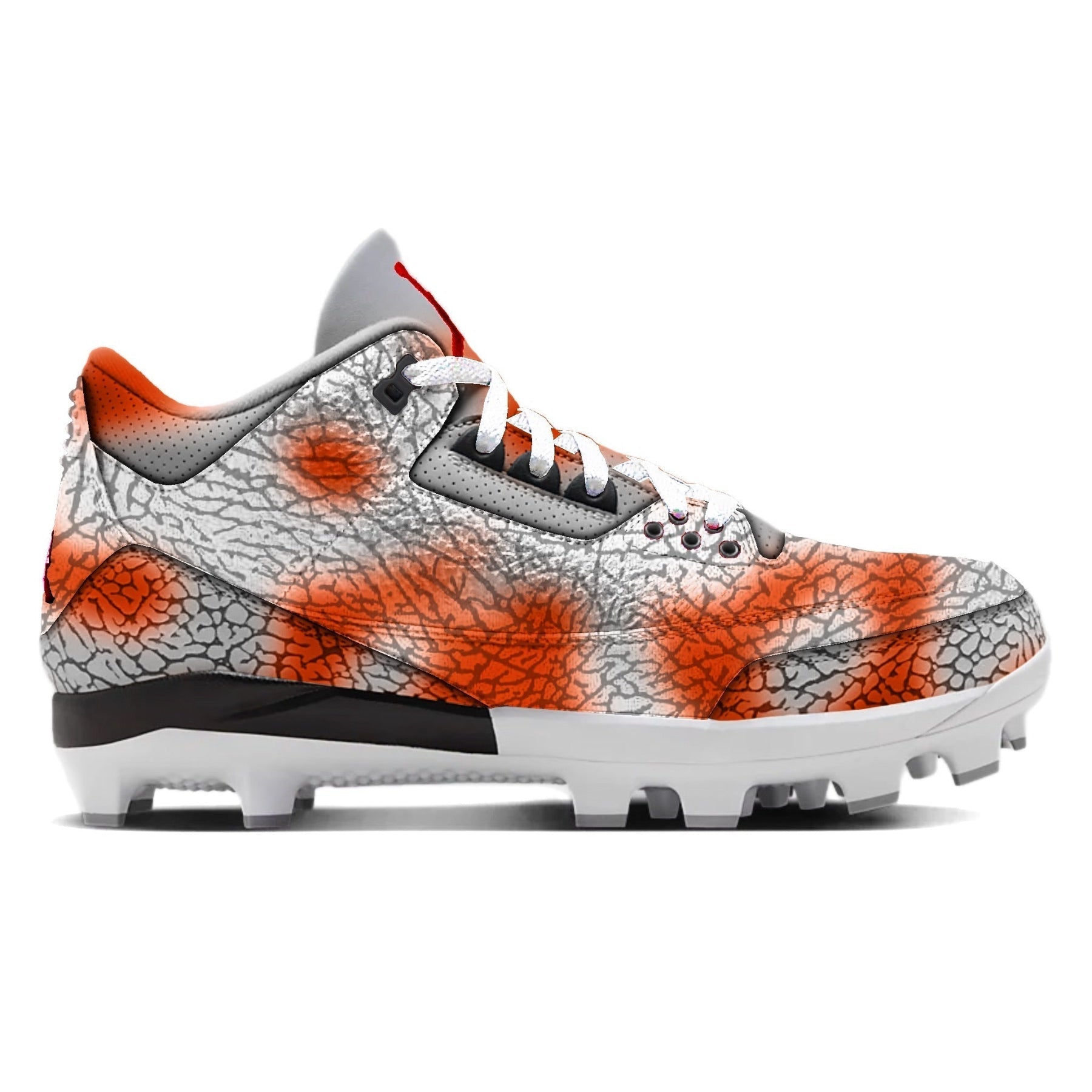 "Elephant Koi" Jordan 3 Retro MCS Baseball & Softball Cleats