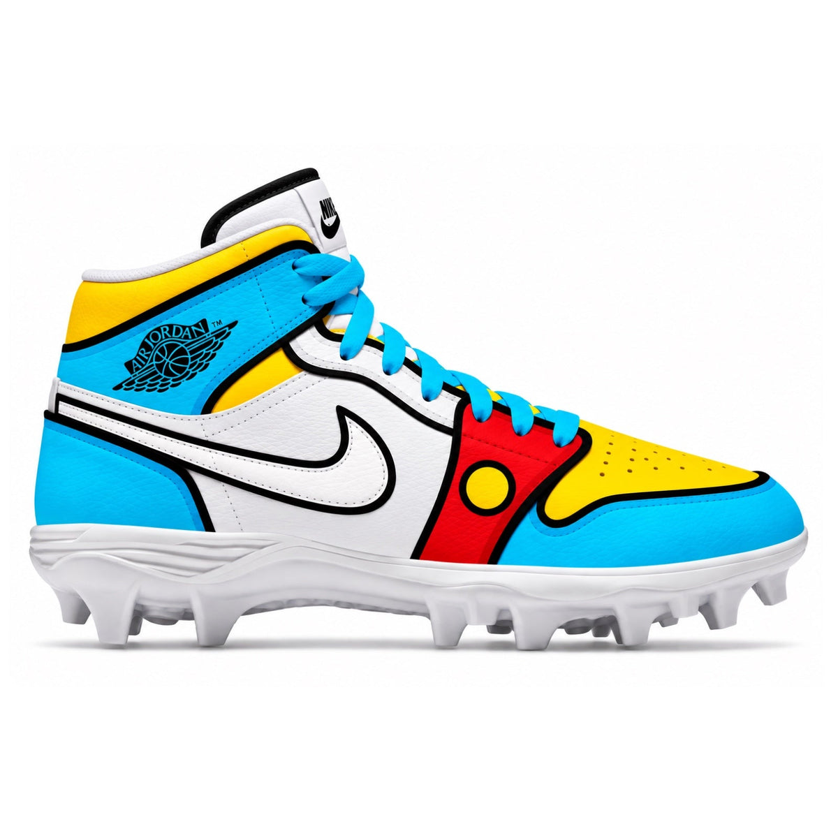 "Evil Genius" Jordan 1 TD Cleats