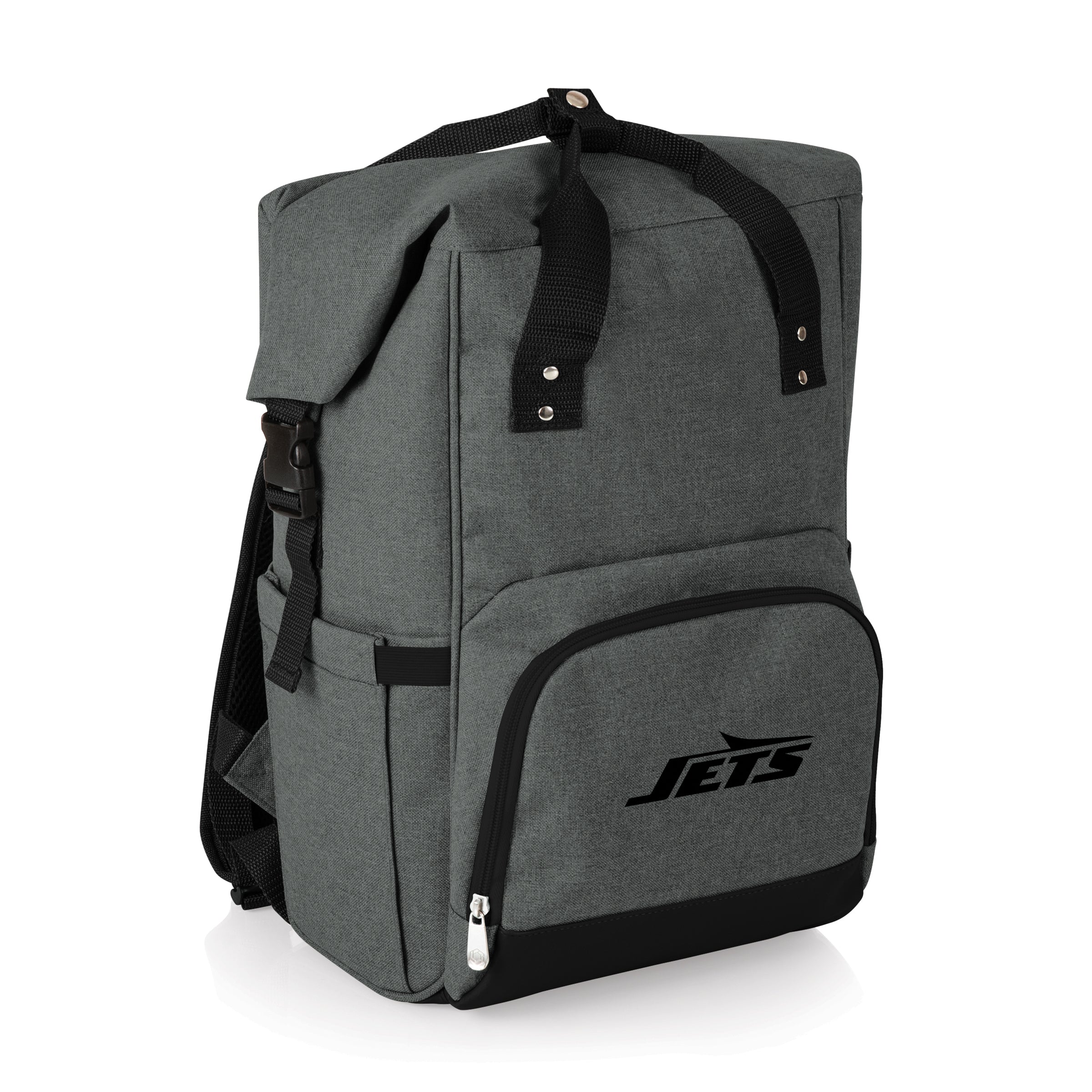 New York Jets On The Go Roll-Top Backpack Cooler
