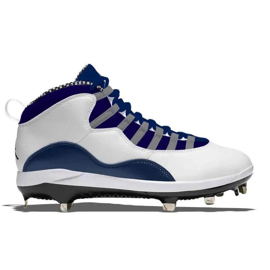 "Georgetown” Jordan 10 Retro Metal Baseball Cleats