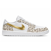 "Gold Jaguar" Jordan 1 Golf Shoes