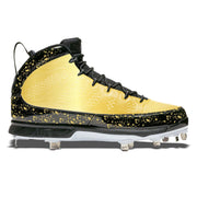"Gold Splatter" Jordan 9 Retro Cleats
