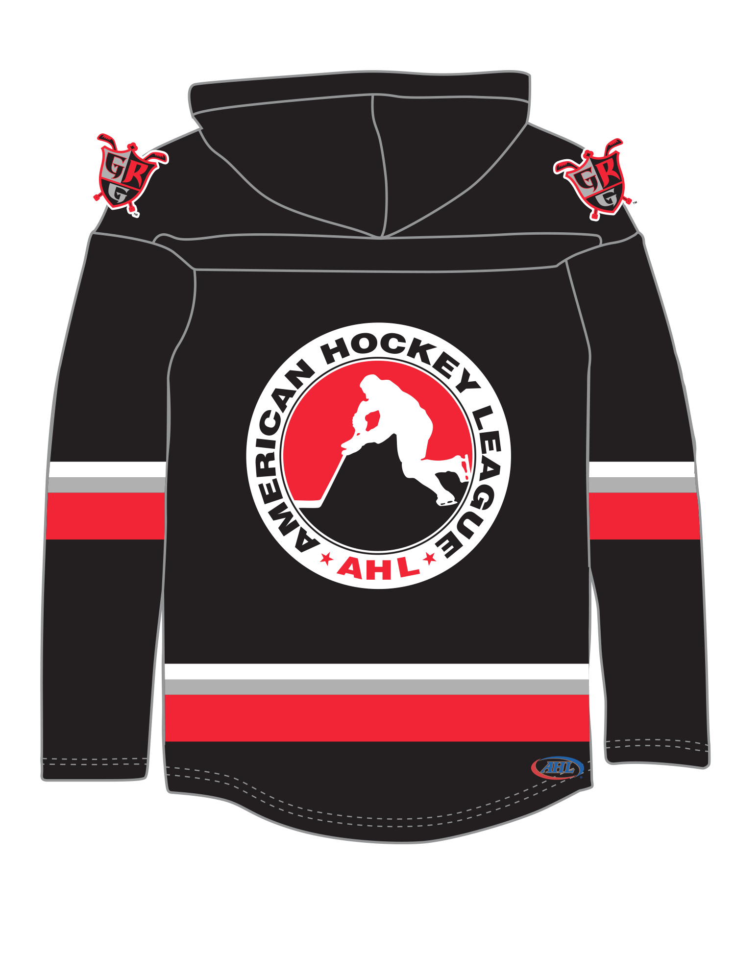 Grand Rapids Griffins AHL Hockey Embroidered Lace Hoodie