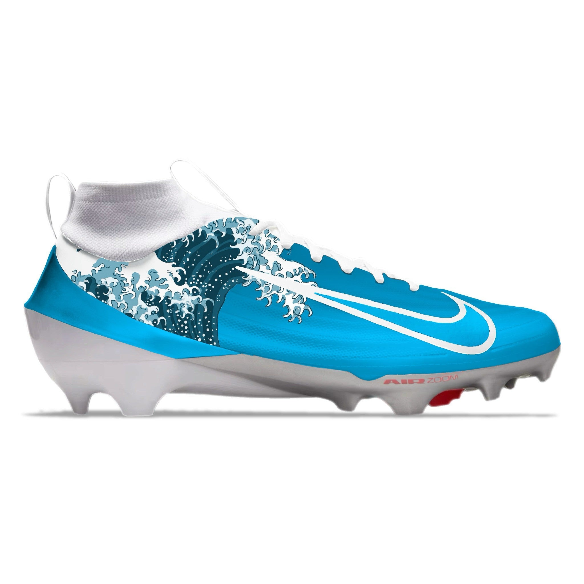 "Great Wave” Nike Vapor Pro 1 Football Cleats