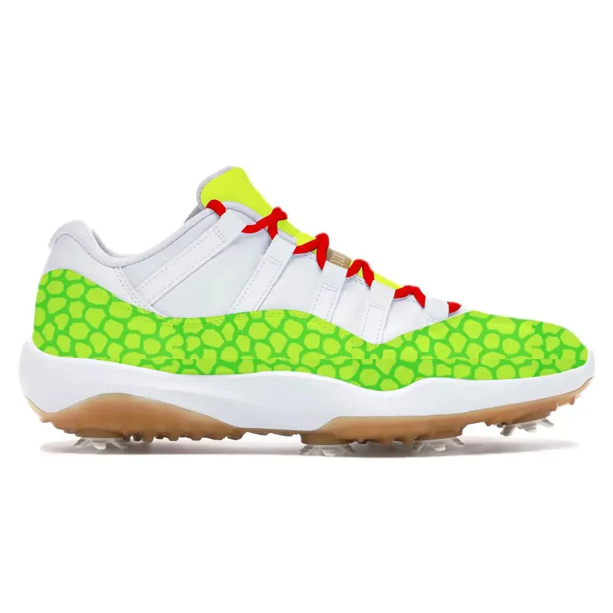"Grinch" Jordan 11 Retro Low Golf Shoes
