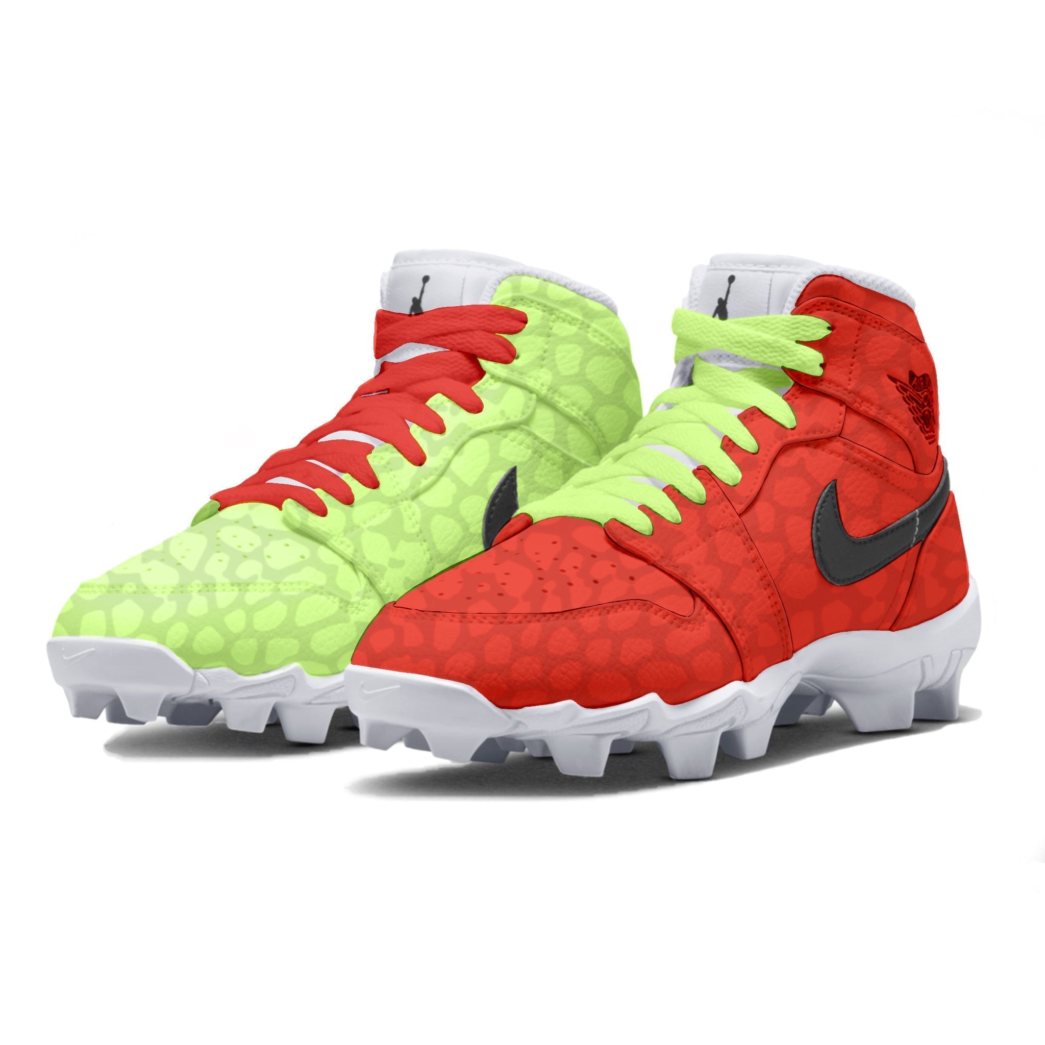 Nike "Grinch Mix" Jordan 1 Kids' Multisport Cleats