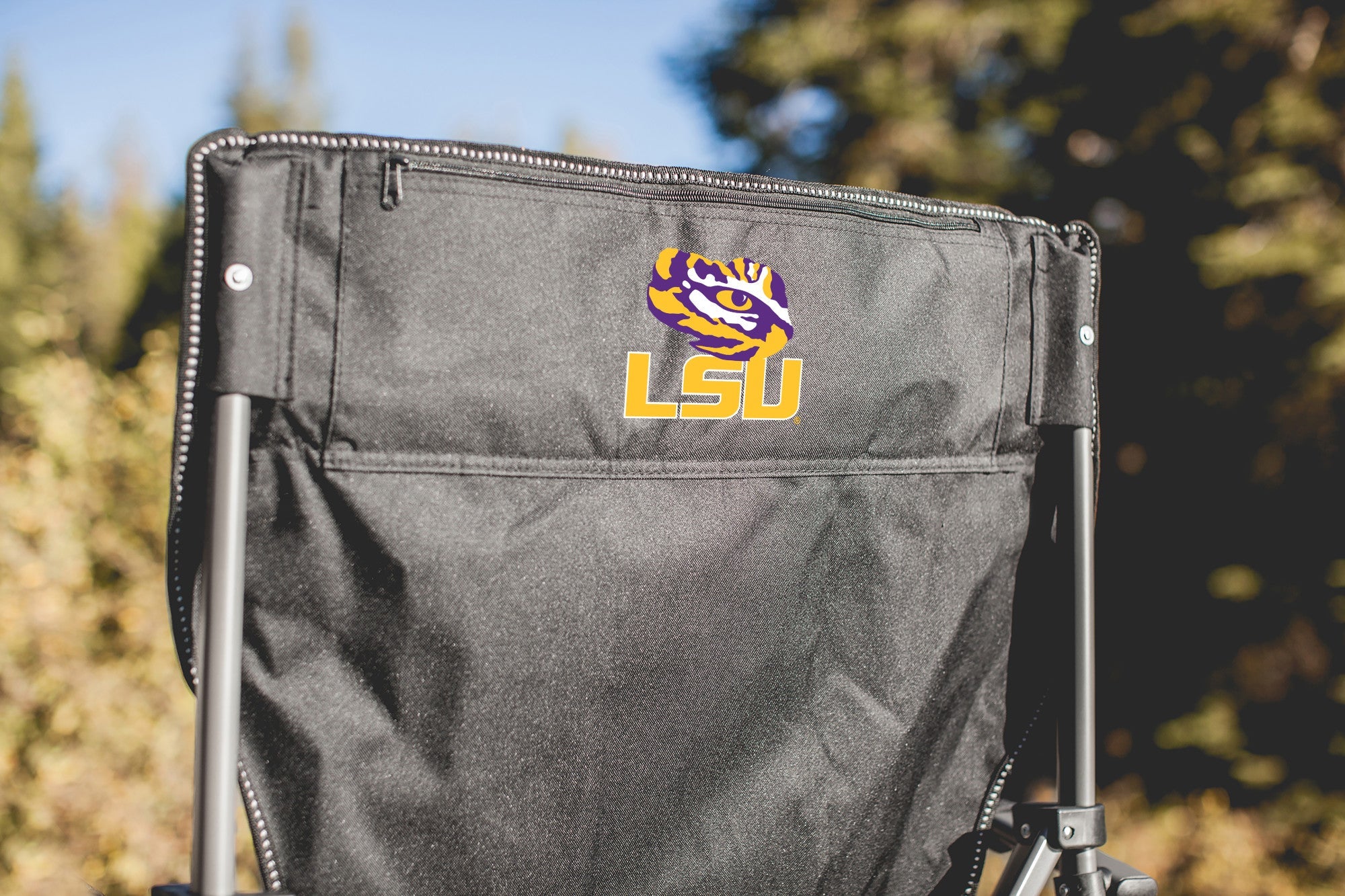 LSU Tigers Big Bear XXL Camping Chair with Cooler