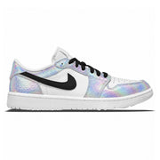 "Holographic" Jordan 1 Golf Shoes