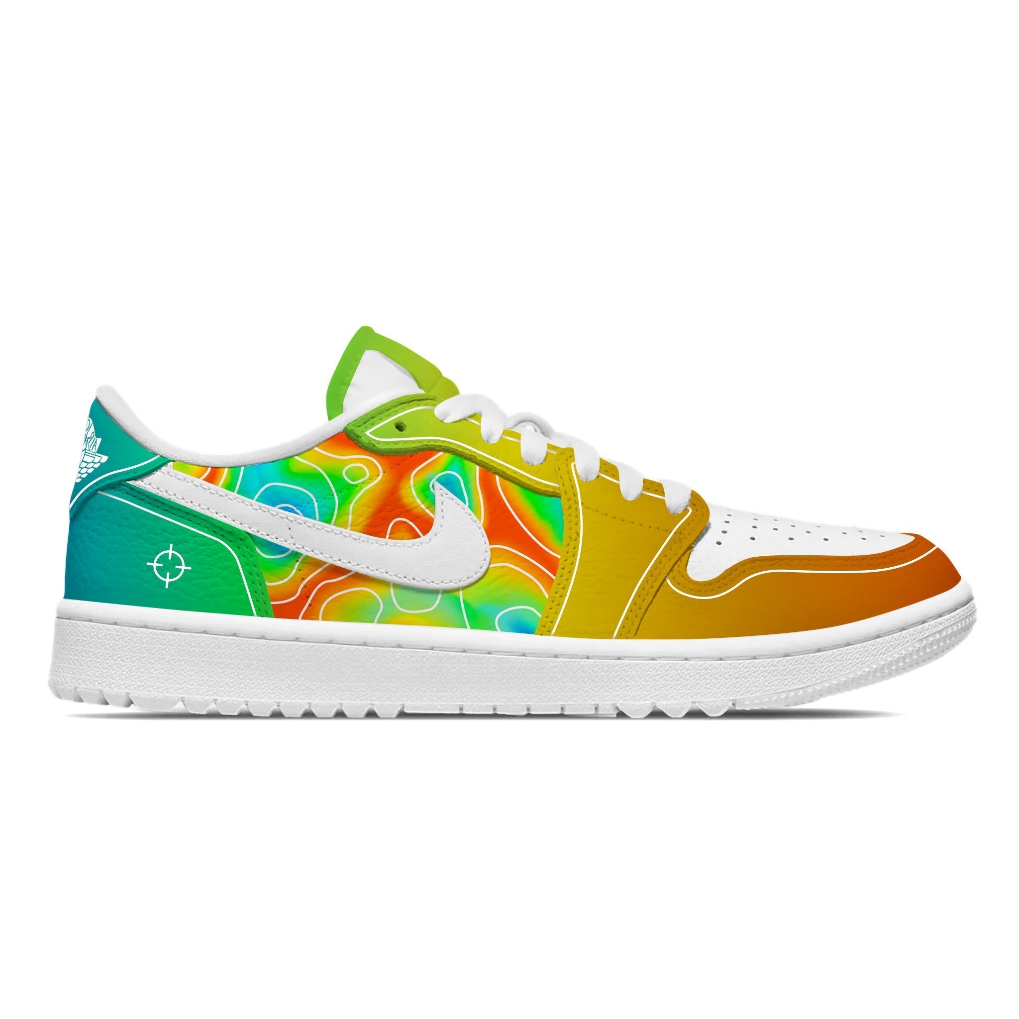 "Hot Zones" Jordan 1 Golf Shoes