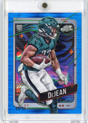 2024 Topps Cosmic Chrome Cooper DeJean #177 Blue Moon Refractor /99 Rookie RC Philadelphia Eagles Football Card