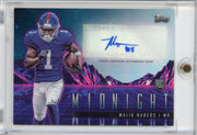 Malik Nabers 2024 Topps Midnight Horizons Autograph Rookie Football Card