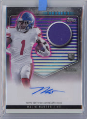 2024 Topps Midnight Malik Nabers #RJAMN RPA Auto New York Giants Rookie RC Football Card