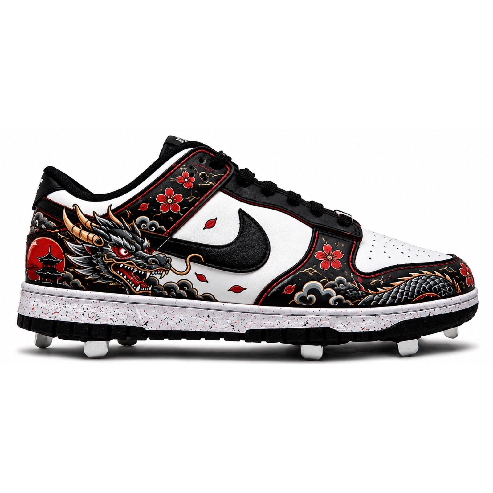 "Imperial Dragon" Nike Dunk Low Cleats
