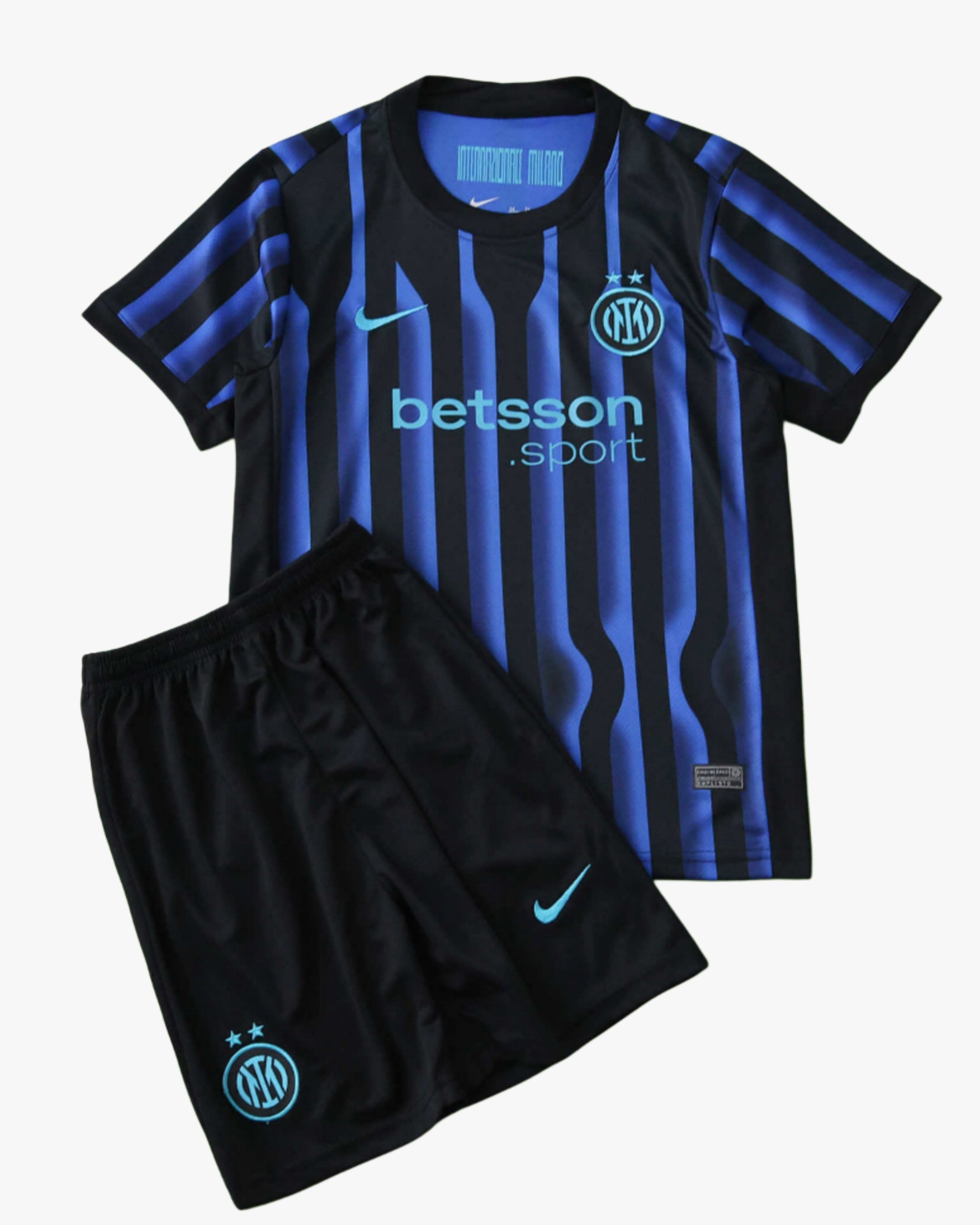 Inter Milan Home 2025/26 Kids Jersey & Shorts