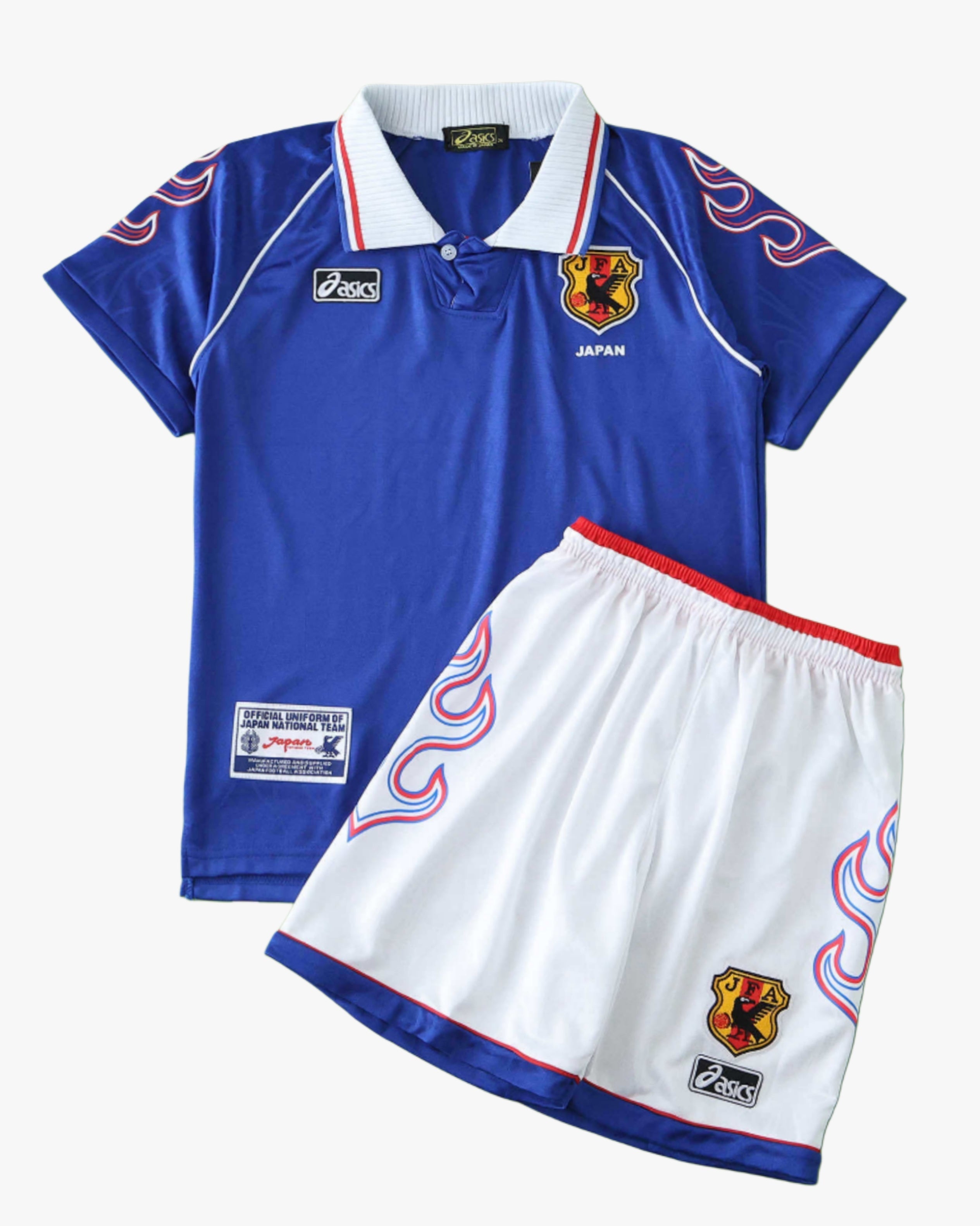 Asics Japan Retro 1998 Kids Jersey & Shorts