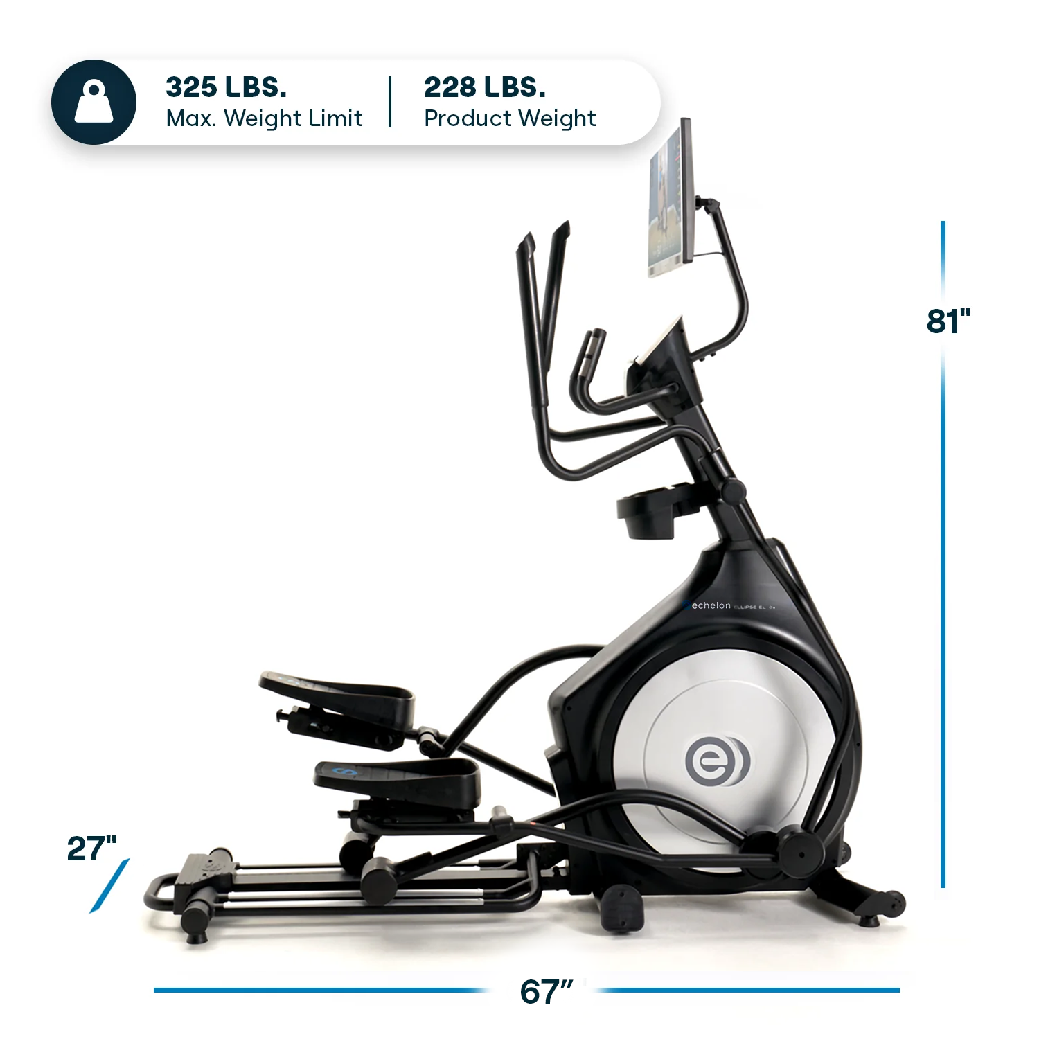 Ellipse EL-8s Elliptical Trainer (Commercial Grade)