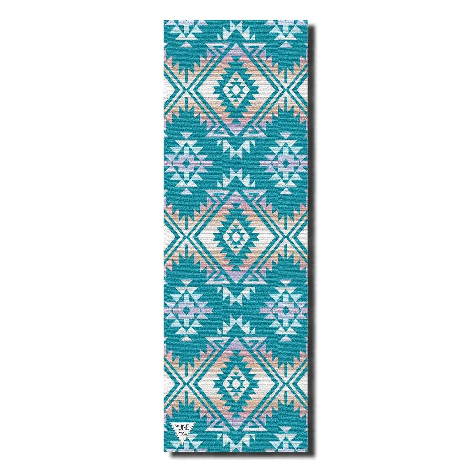 Jerome Lake Yoga Mat – 6 Mm Extra Thick, Double-sided Non-slip, Eco-friendly Per With Deep Blue Water Design | Yune Yoga