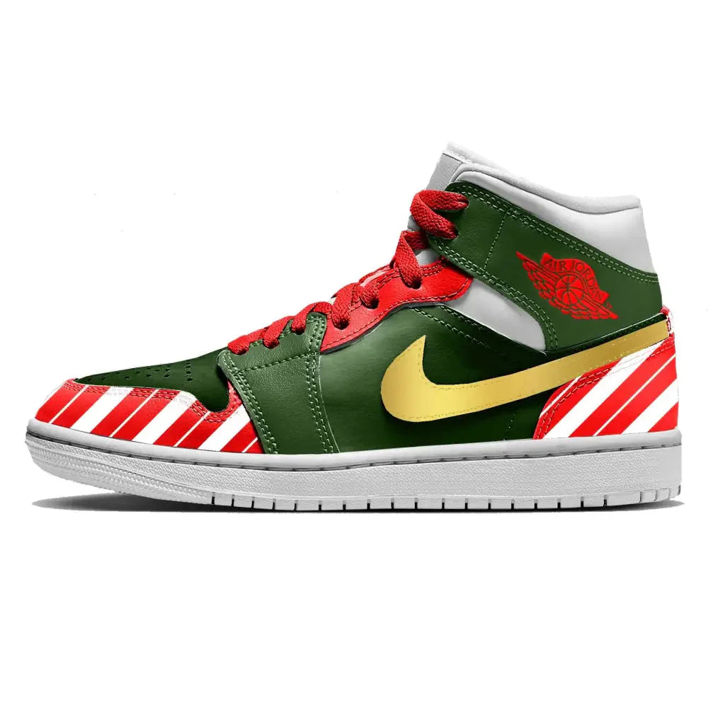 "Jolly" Jordan 1 Mid Shoes