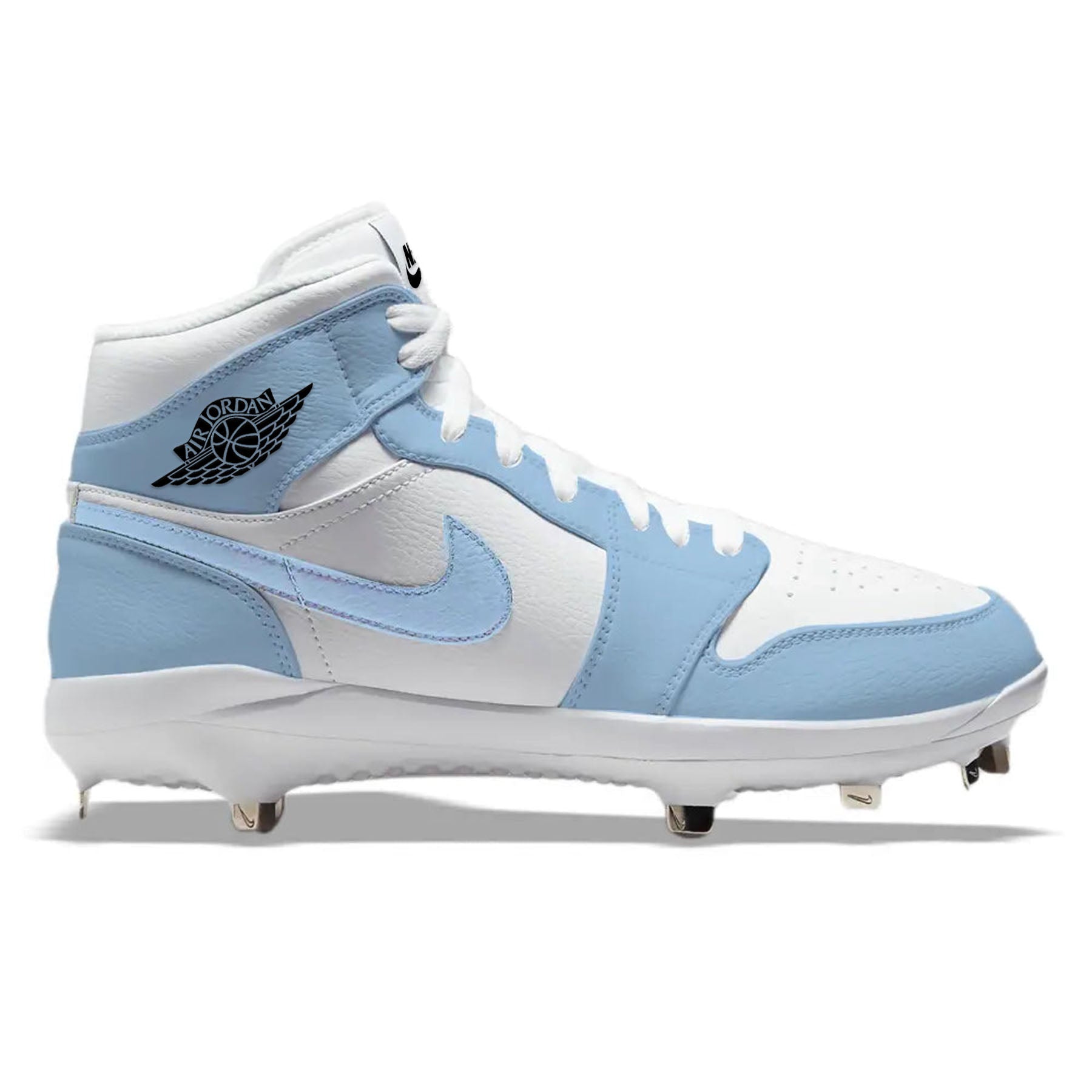 "UNC" Jordan 1 Retro Cleats