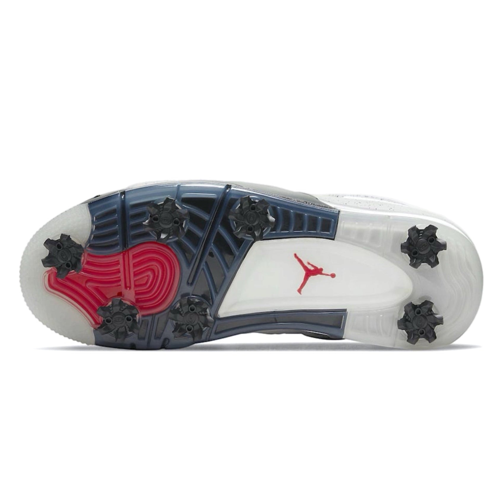 "Royal Blue Cement" Jordan 4 Retro Golf Shoes
