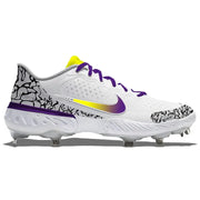 "Laker Print" Nike Alpha Huarache Elite 3 Low Cleats