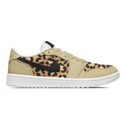 "Leopard Print" Jordan 1 Golf Shoes