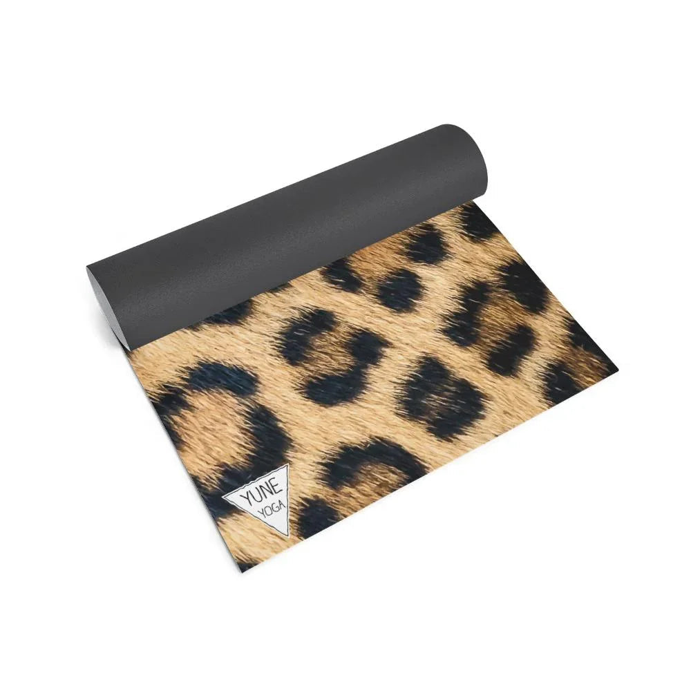 Leopard Pattern Yoga Mat – Eco-friendly + Grip-enhanced Flow | Yune