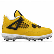 "Lightning" Jordan 4 Retro TD Football Cleats