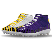 Nike "Louisiana Mismatch" Jordan 11 Retro TD Football & Lacrosse Cleats