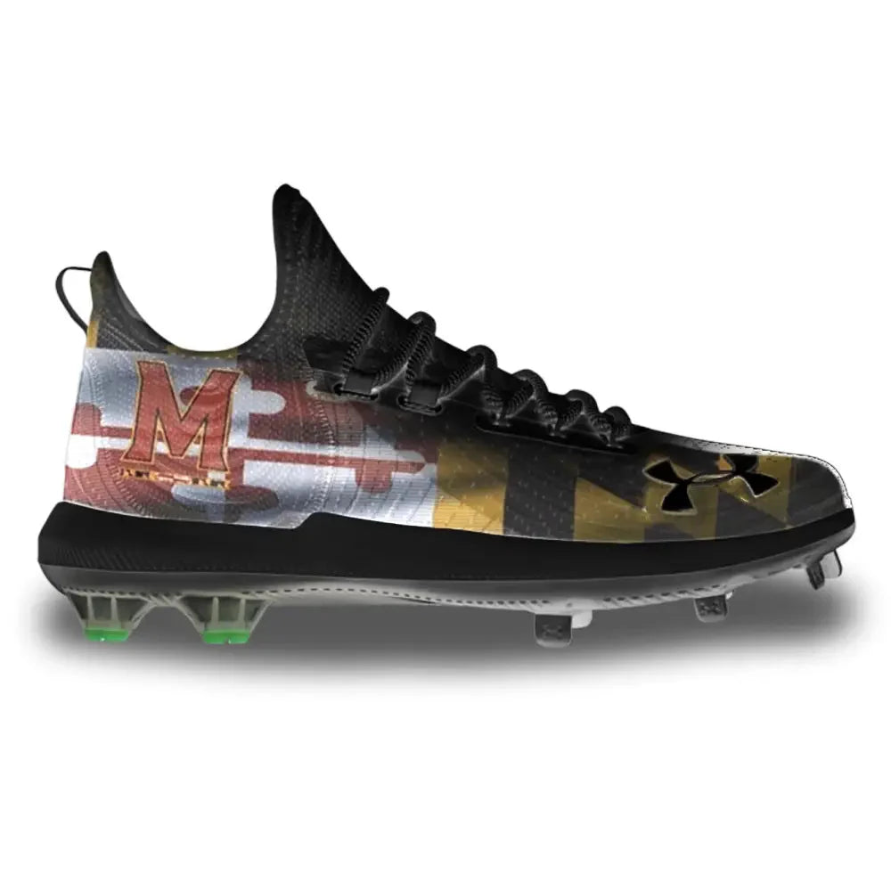 "Maryland" Under Armour Harper 4 Low ST Cleats