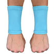Light Blue Wrist Support Sleeves