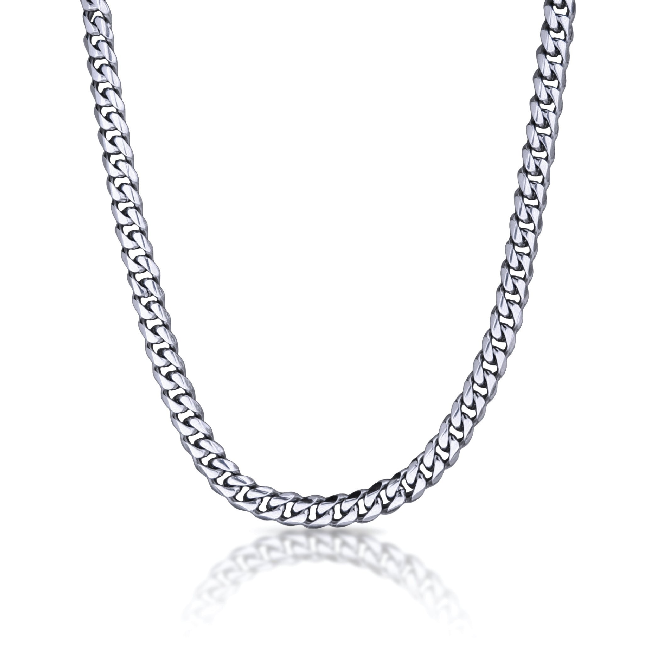 9mm Cuban Link Chain Stainless Steel Necklace