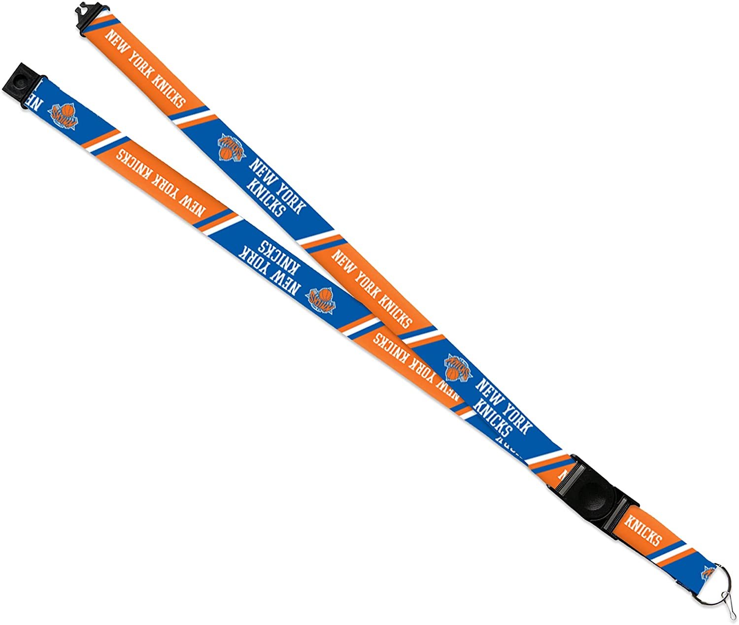 New York Knicks Premium Lanyard Keychain 18 Inch Button Clip Safety Breakaway
