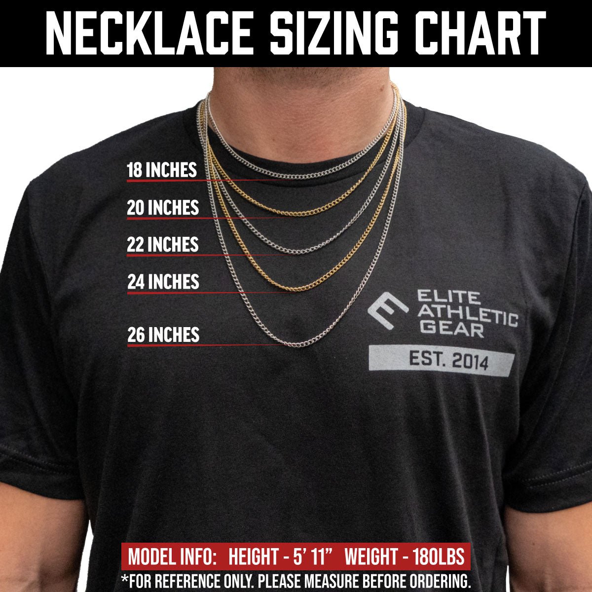 3mm Cuban Link Chain Stainless Steel Necklace