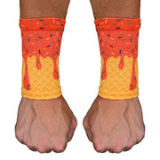 Orange Ice Cream Wrist Support Sleeves