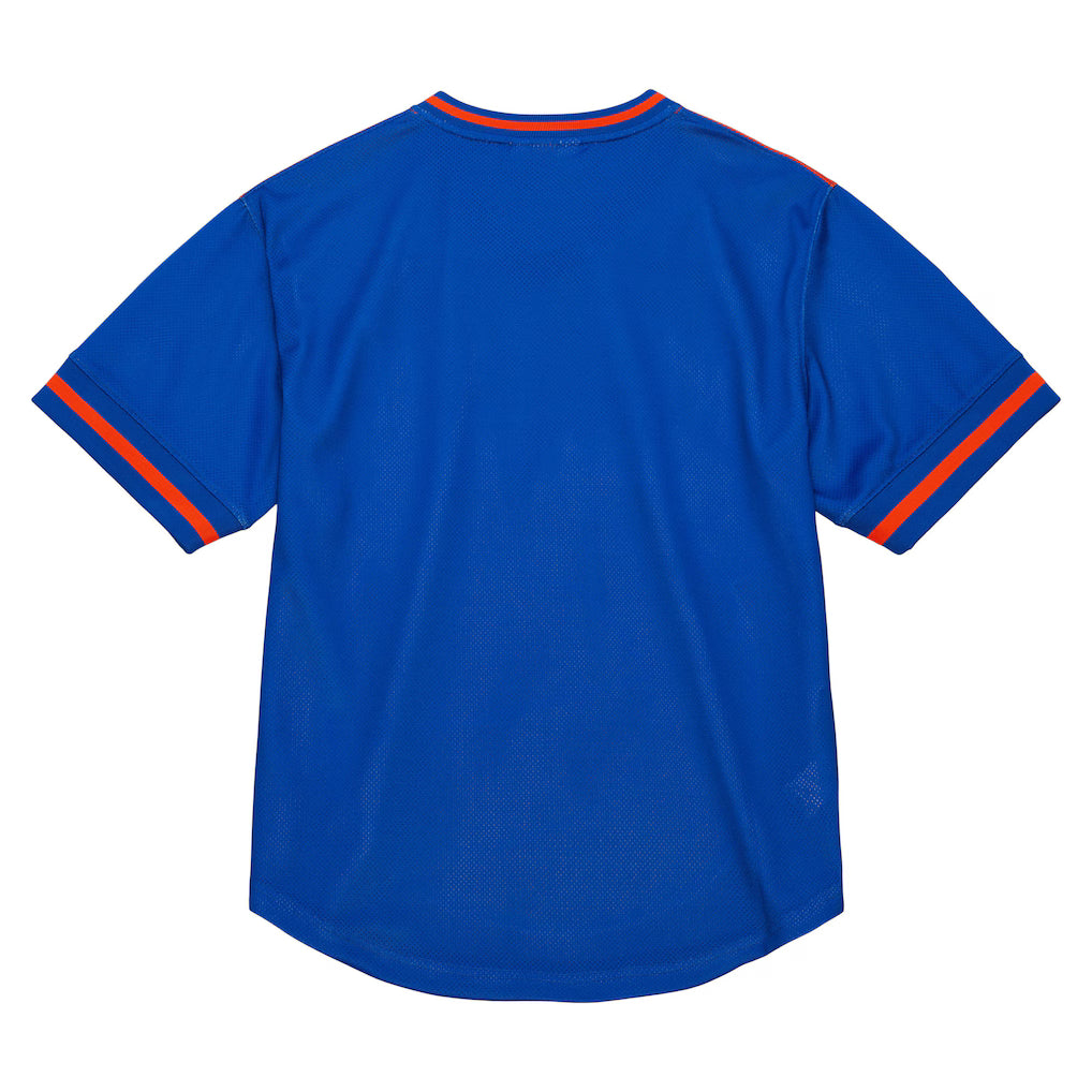 New York Knicks Orange Jumbotron 3.0 Mesh V-Neck T-Shirt