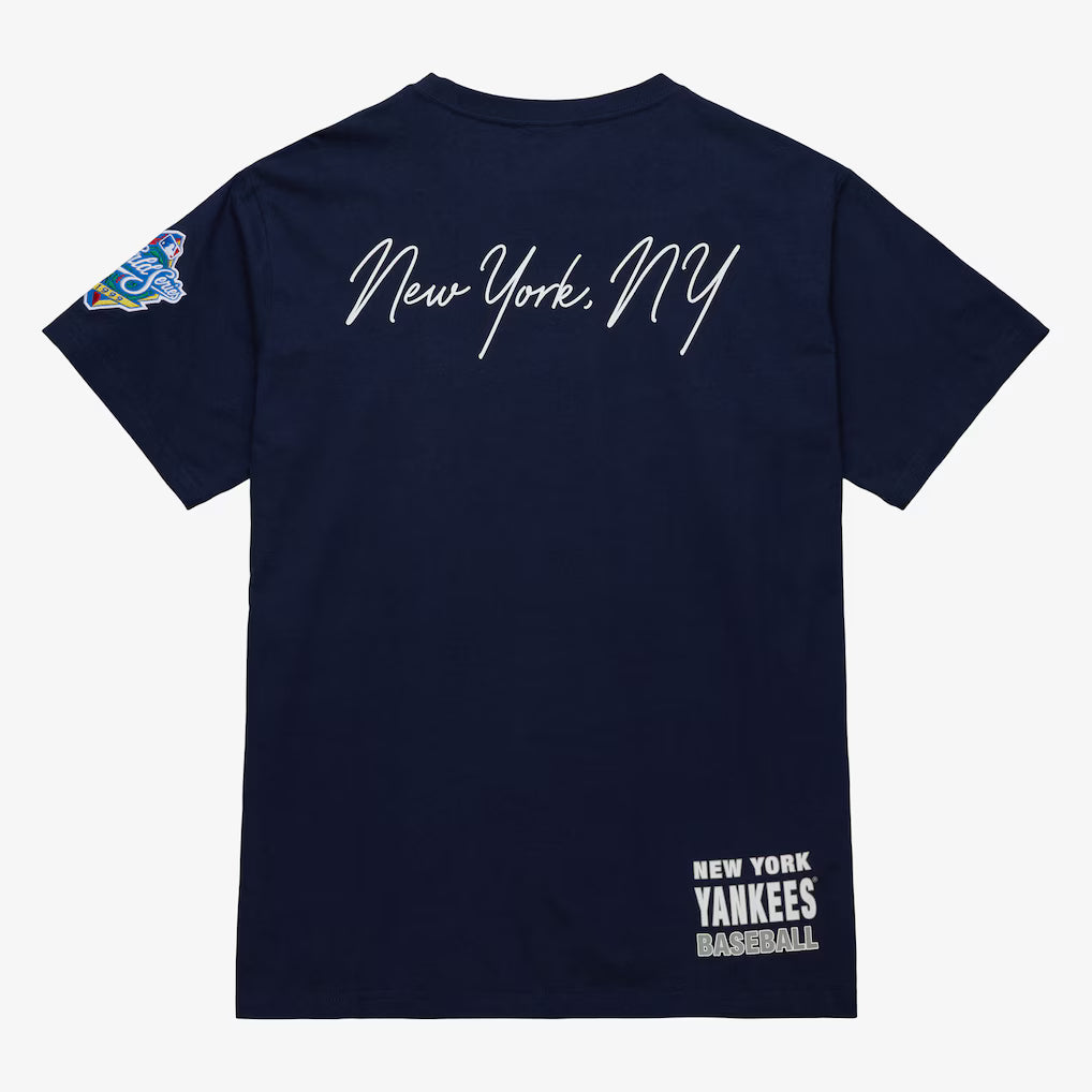 MLB New York Yankees Navy Double Clutch Premium Logo T-Shirt