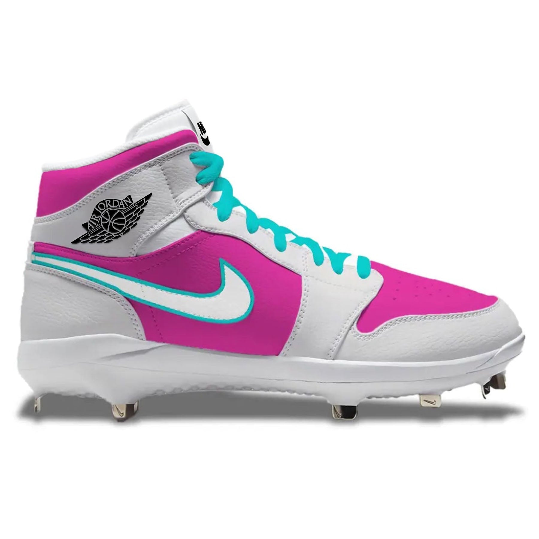 "Miami Comets Alternate" Jordan 1 Retro Cleats