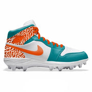 "Miami Elephant" Jordan 1 TD Cleats