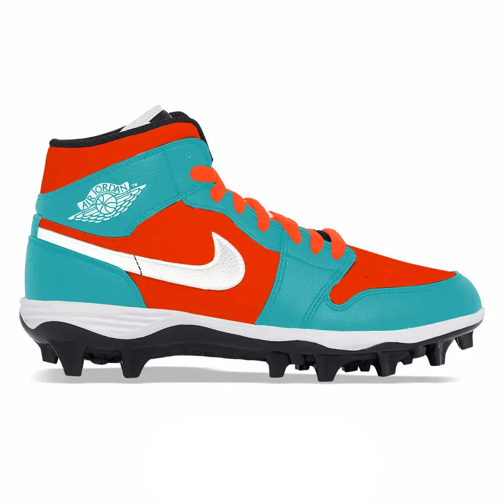 "Miami" Jordan 1 TD Cleats
