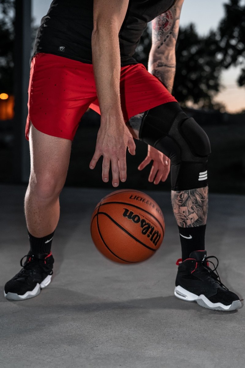 Mid-Length Padded Black Knee Sleeve