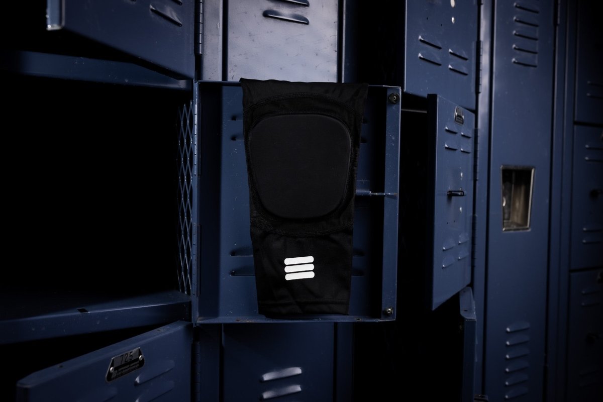 Mid-Length Padded Black Knee Sleeve