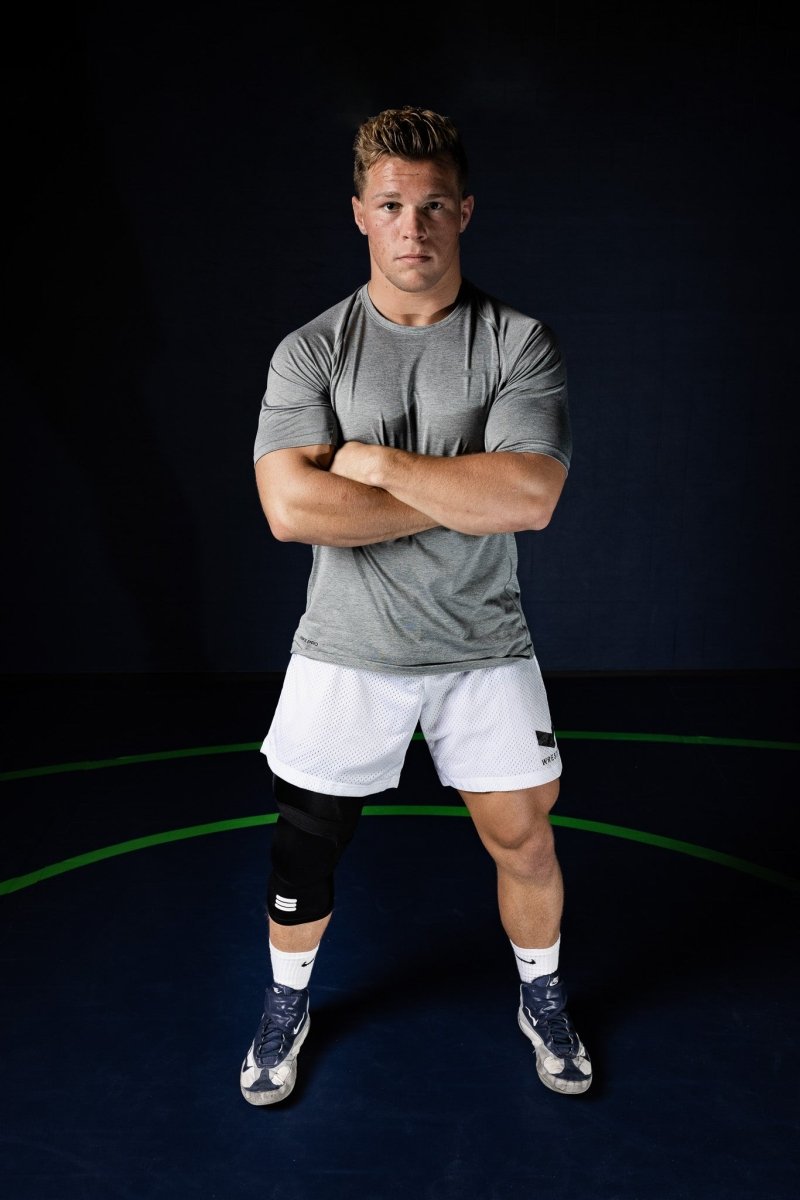 Mid-Length Padded Black Knee Sleeve