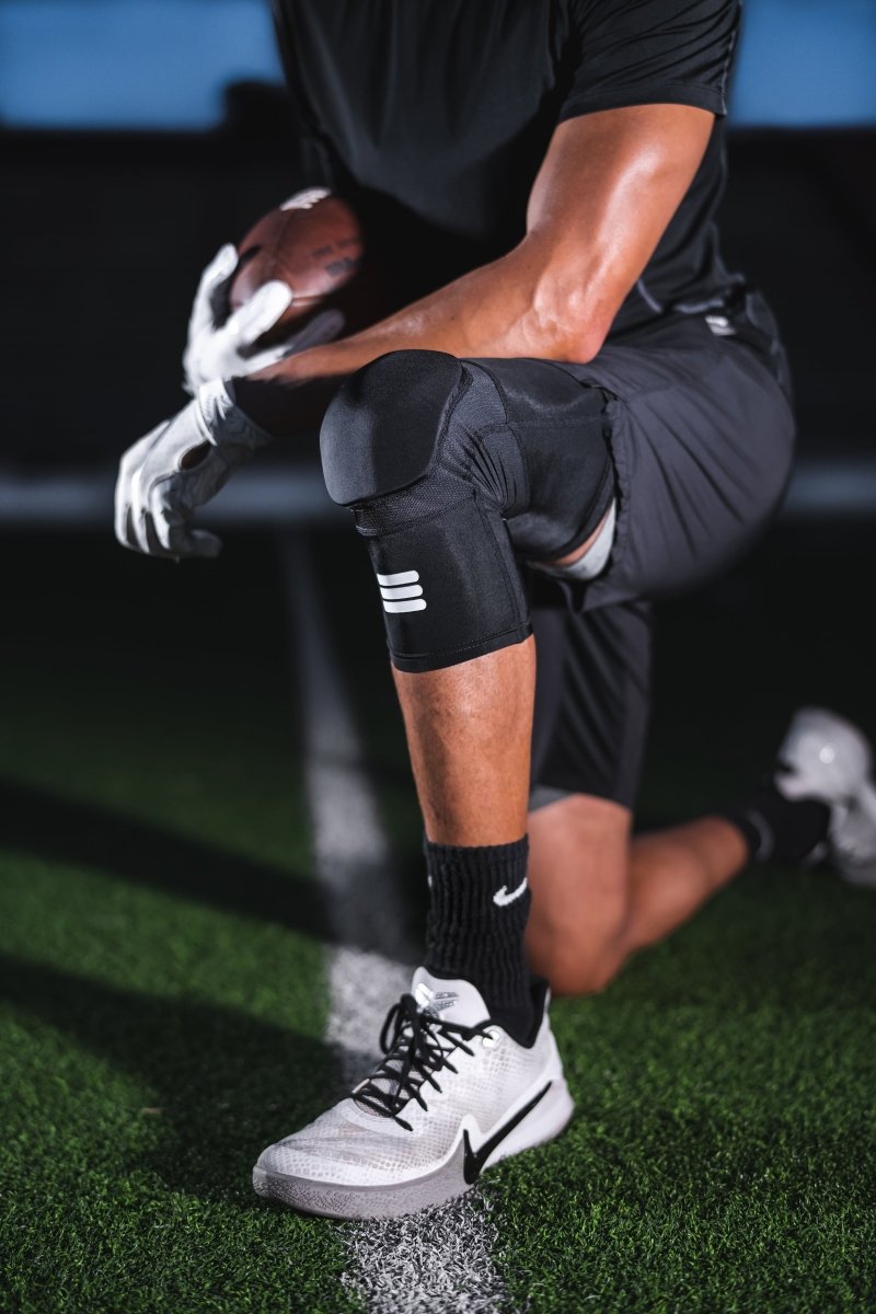 Mid-Length Padded Black Knee Sleeve