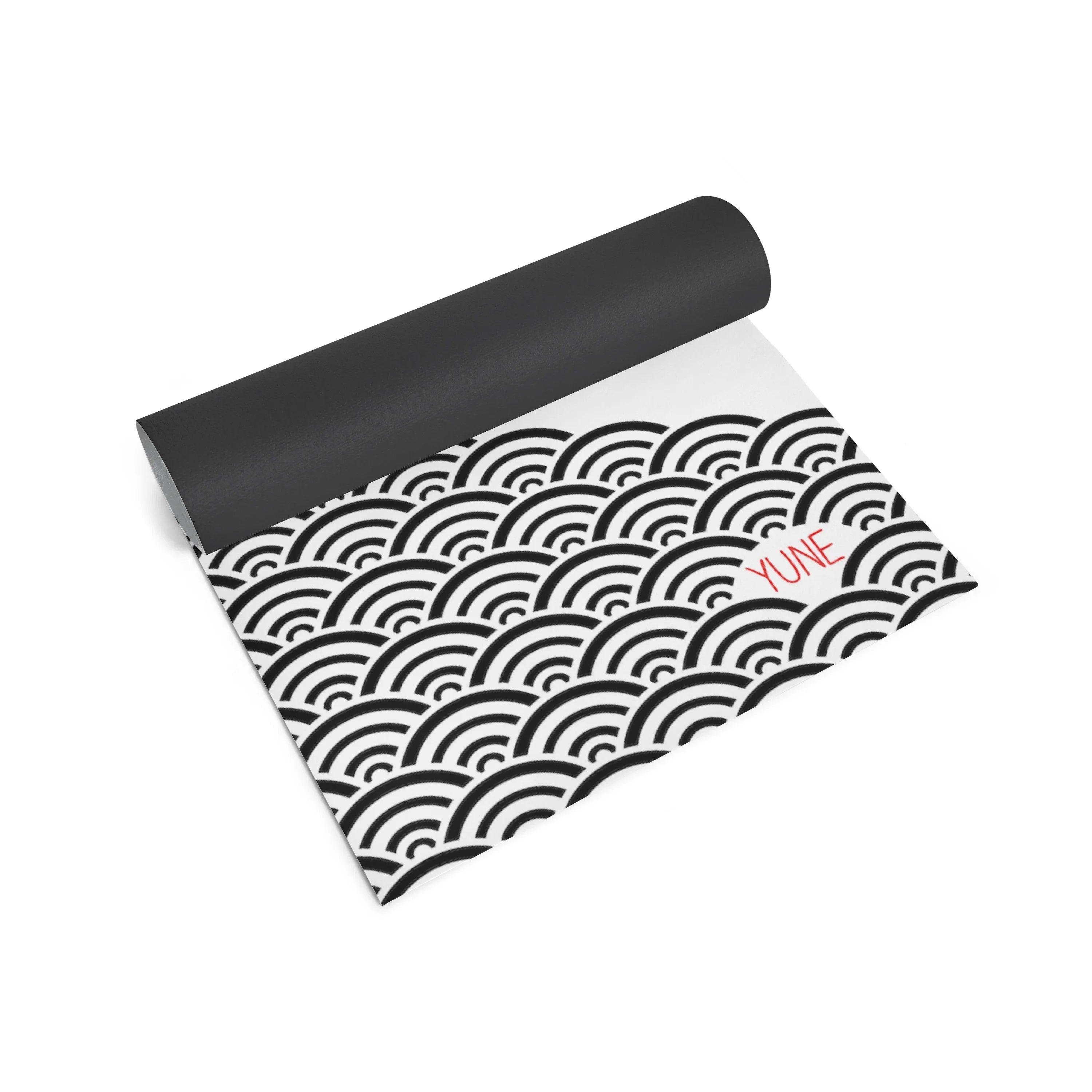Yoga Mat | 6mm Thick | White Black | Non-slip | Eco Friendly | Yune Yoga | Toru