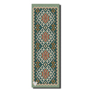 Moab Plains Yoga Mat – 6 Mm Extra Thick, Double-sided Non-slip, Eco-friendly Per With Moss Green Nature-inspired Design | Yune Yoga