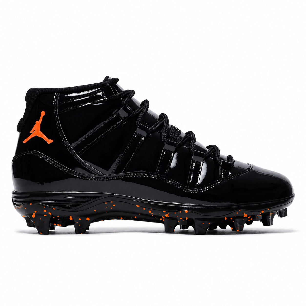 "Molten Black" Jordan 11 Retro TD Cleats