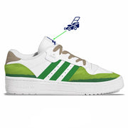 “Mow Your Lawn Stripes 2.0" Adidas Rivalry Low Shoes