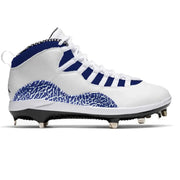 "Navy Blue Cement” Jordan 10 Retro Metal Baseball Cleats